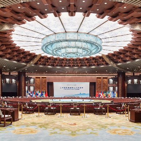 Main venue of the G20 Summit in Hangzhou, Zhejiang